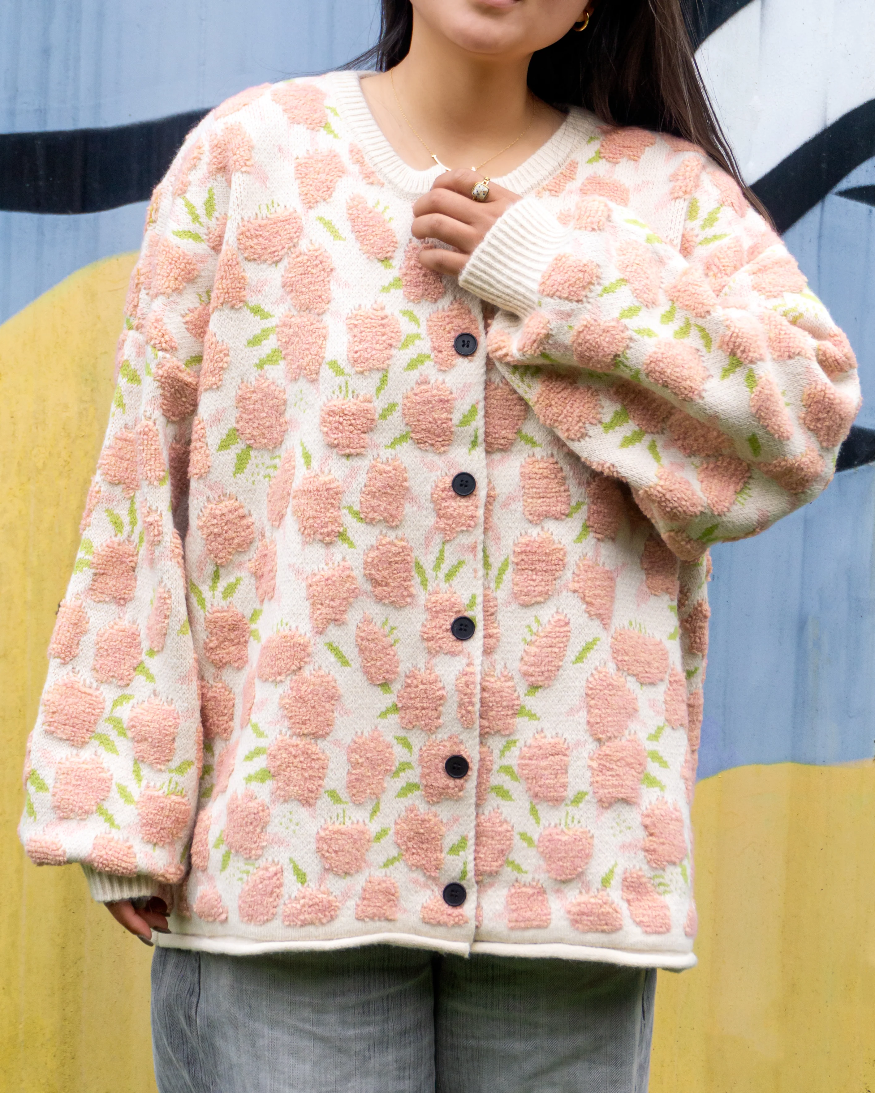 Blush Blossom Cloud Cardigan - Image 3
