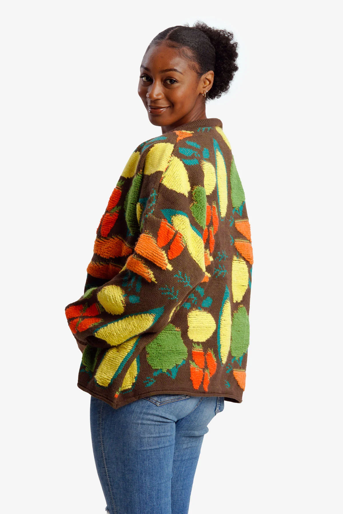 Brown Harvest Cardigan - Image 3