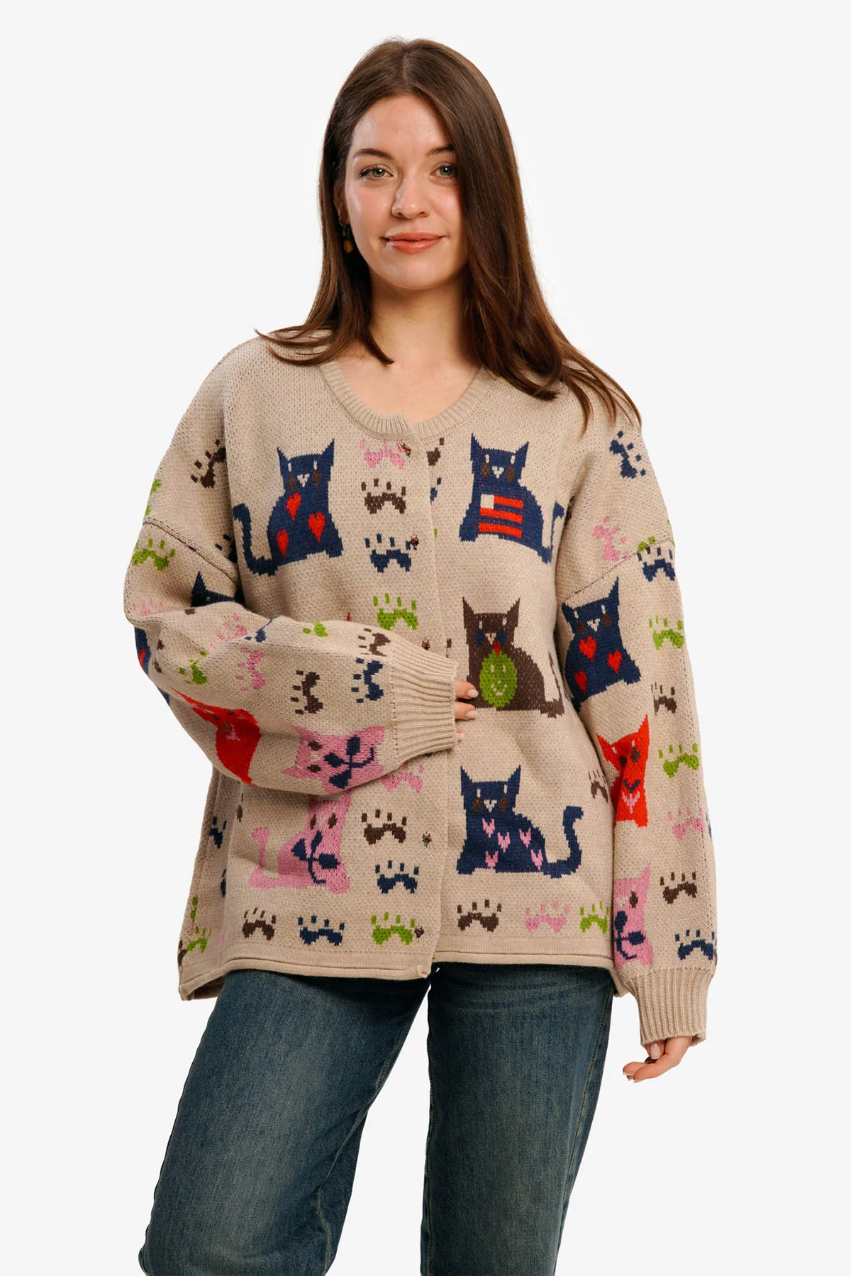Cat Lover Cardigan - Image 3