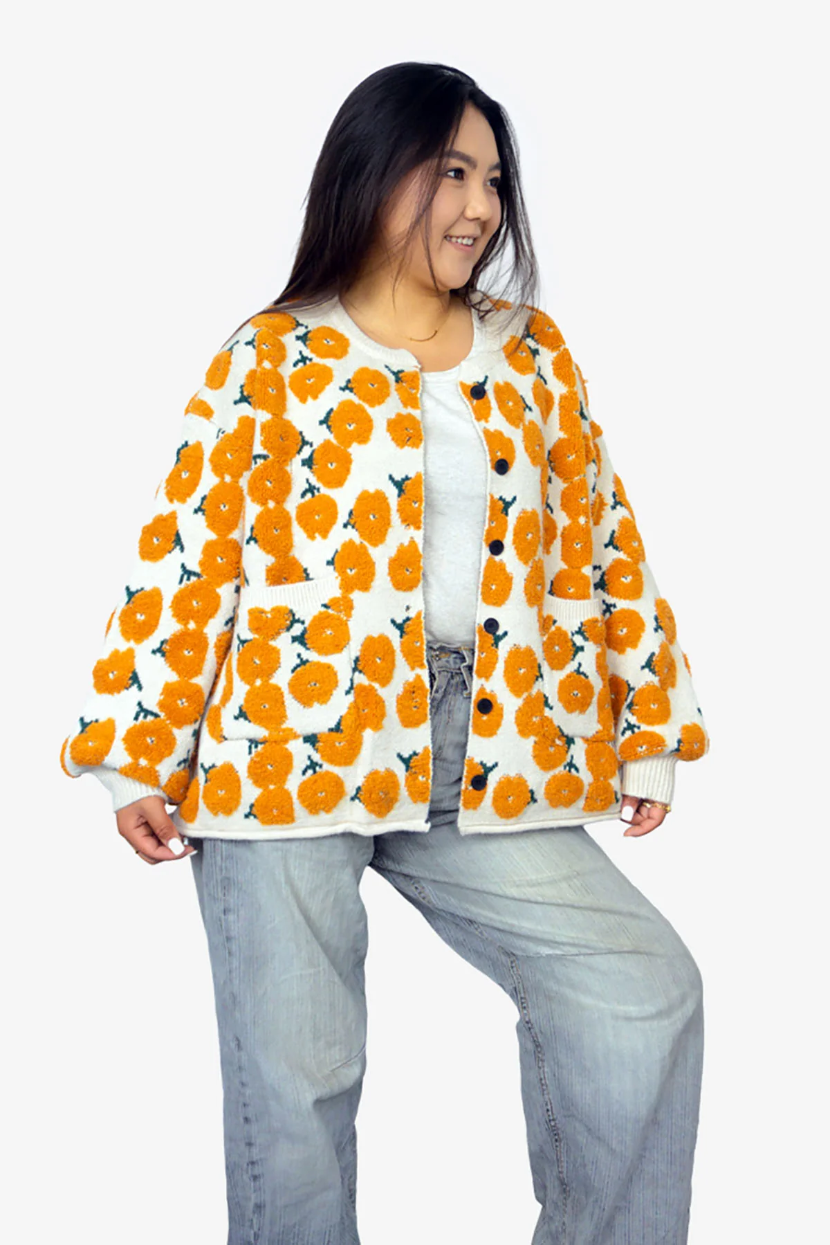 Golden Petal Cardigan - Image 3