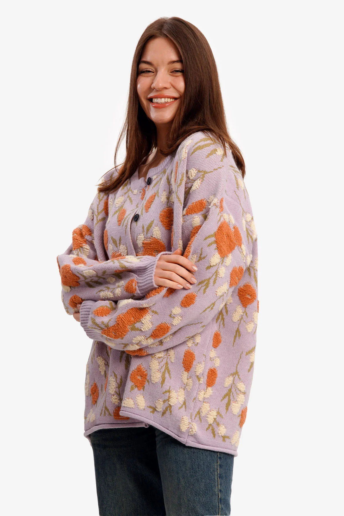 Lilac Dream Cardigan - Image 3