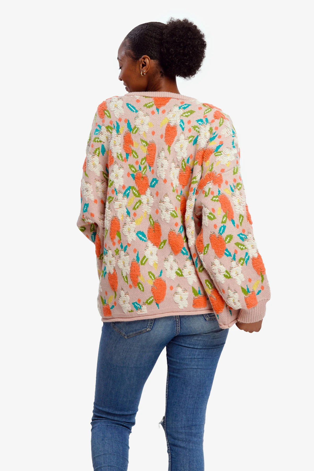 Pink Meadow Bloom Cardigan - Image 3